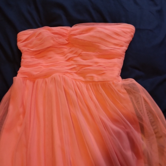 Pink strapless dress - Picture 2 of 5